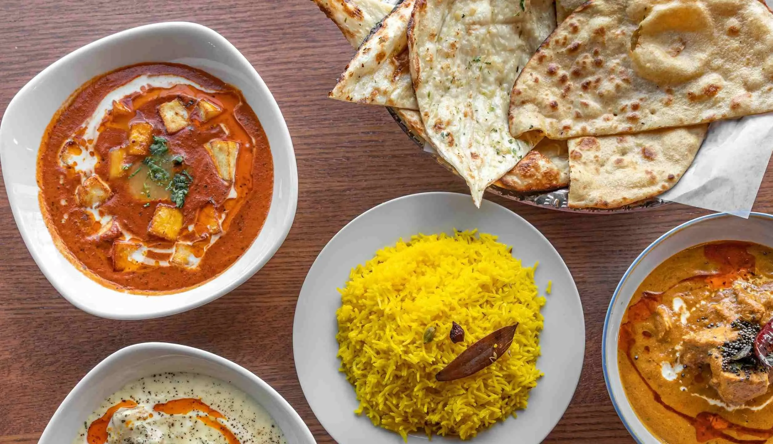 Authentic East Indian restaurant interior at Chacha Wow on Portage Ave, Winnipeg