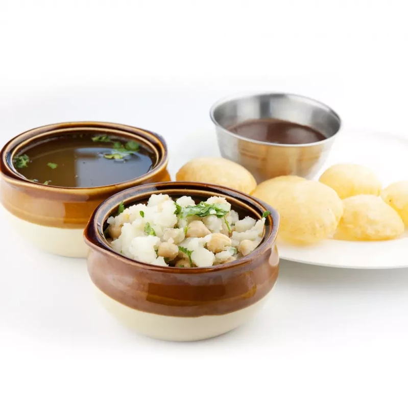 Gol Guppay Pani Puri at Chacha Wow - Punjabi street food in Winnipeg